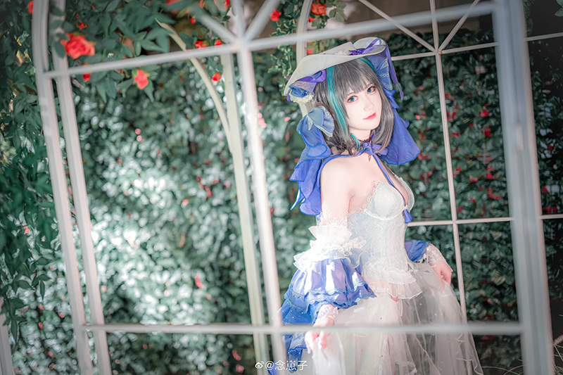 《碧蓝航线》柴郡皮肤换装「冰雪公主」cosplay一览