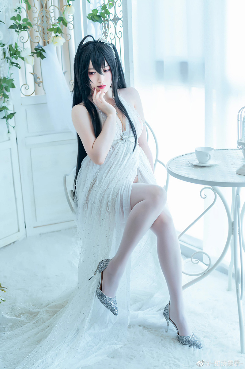 《碧蓝航线》大凤誓约立绘cosplay 大凤婚纱cos@-甜渍薰莸