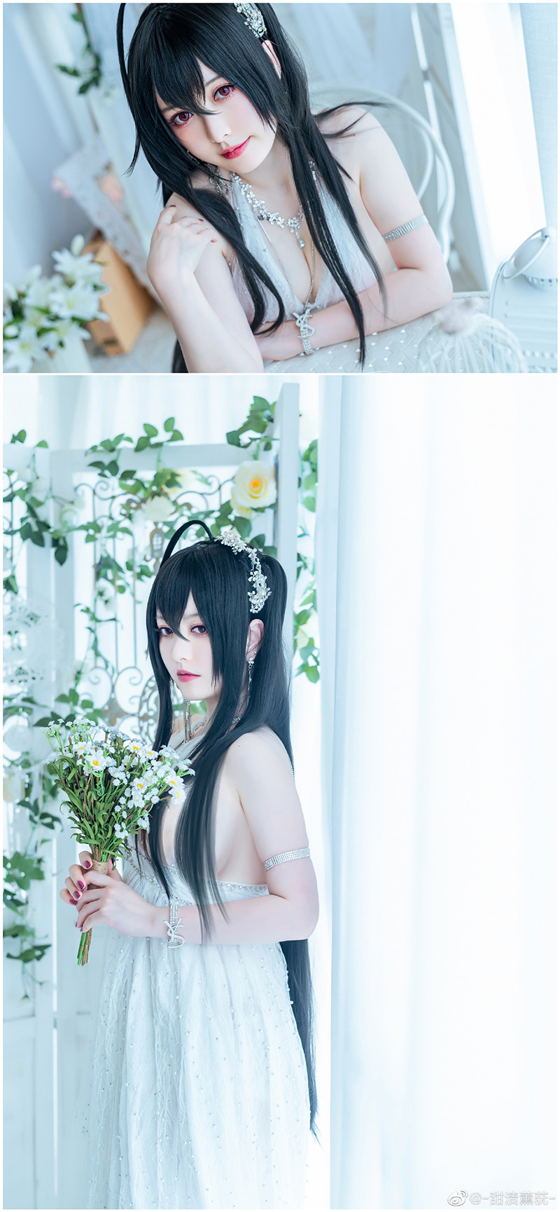 《碧蓝航线》大凤誓约立绘cosplay 大凤婚纱cos@-甜渍薰莸