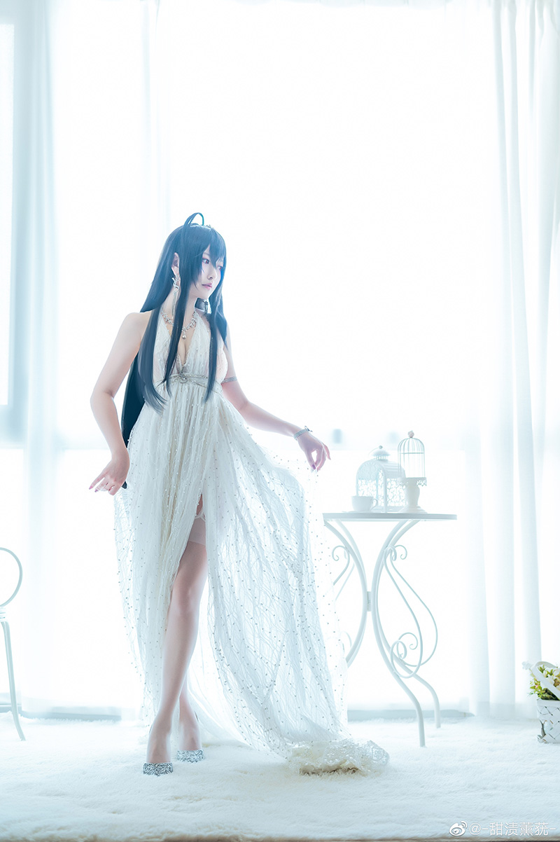 《碧蓝航线》大凤誓约立绘cosplay 大凤婚纱cos@-甜渍薰莸