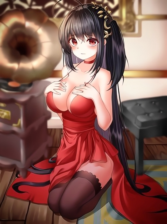 《碧蓝航线》大凤礼服毒苹果美图鉴赏