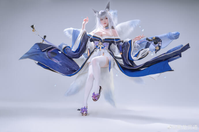 《碧蓝航线》信浓礼服cos 信浓换装 【胧月十夜】 cosplay