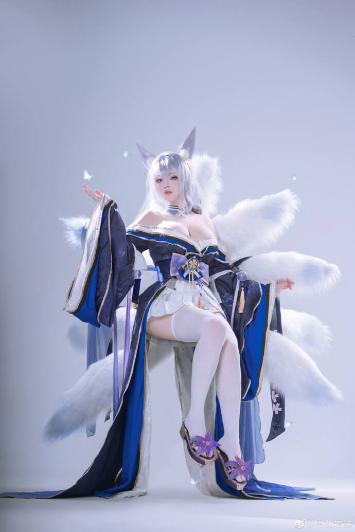 《碧蓝航线》信浓礼服cos 信浓换装 【胧月十夜】 cosplay