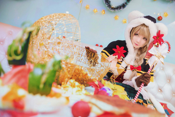 《Love Live!》圣诞贺图 南小鸟cos