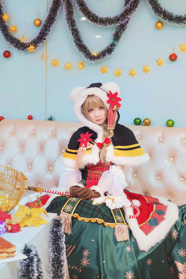 《Love Live!》圣诞贺图 南小鸟cos