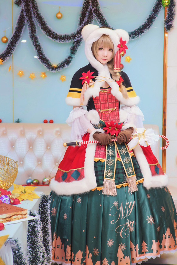 《Love Live!》圣诞贺图 南小鸟cos