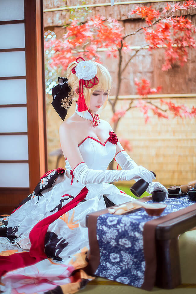 Cosplay《Fate》saber-月刊特典阿尔托利亚·潘德拉贡 cn鳗鱼霏儿