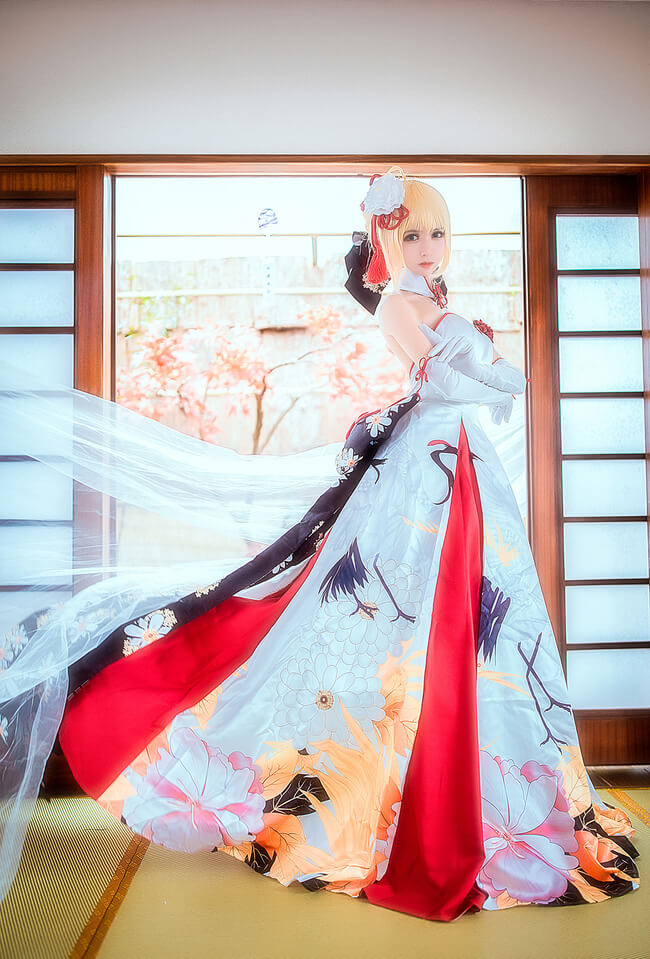 Cosplay《Fate》saber-月刊特典阿尔托利亚·潘德拉贡 cn鳗鱼霏儿