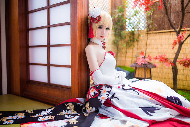 Cosplay《Fate》saber-月刊特典阿尔托利亚·潘德拉贡 cn鳗鱼霏儿