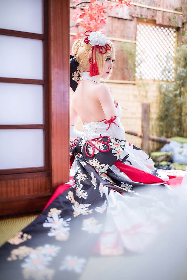 Cosplay《Fate》saber-月刊特典阿尔托利亚·潘德拉贡 cn鳗鱼霏儿