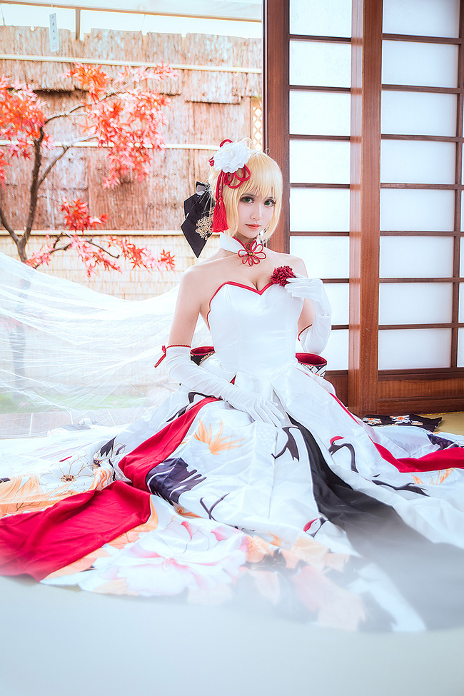 Cosplay《Fate》saber-月刊特典阿尔托利亚·潘德拉贡 cn鳗鱼霏儿