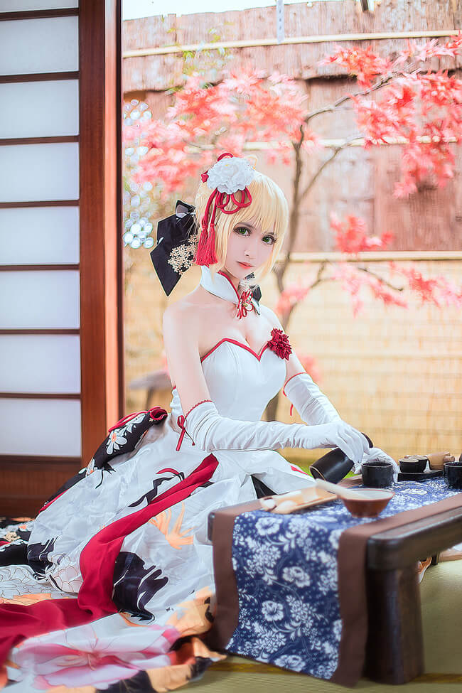 Cosplay《Fate》saber-月刊特典阿尔托利亚·潘德拉贡 cn鳗鱼霏儿