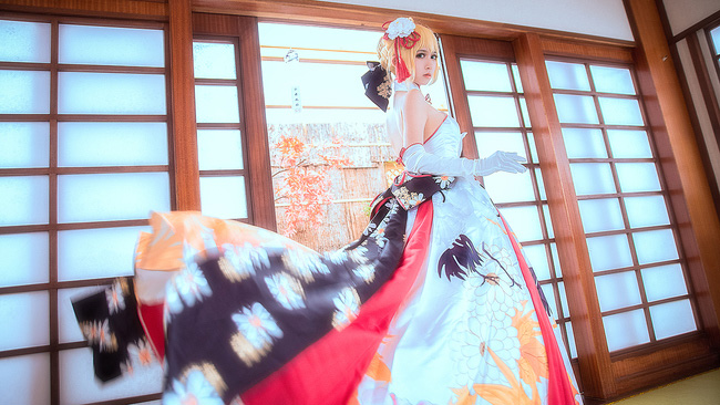 Cosplay《Fate》saber-月刊特典阿尔托利亚·潘德拉贡 cn鳗鱼霏儿