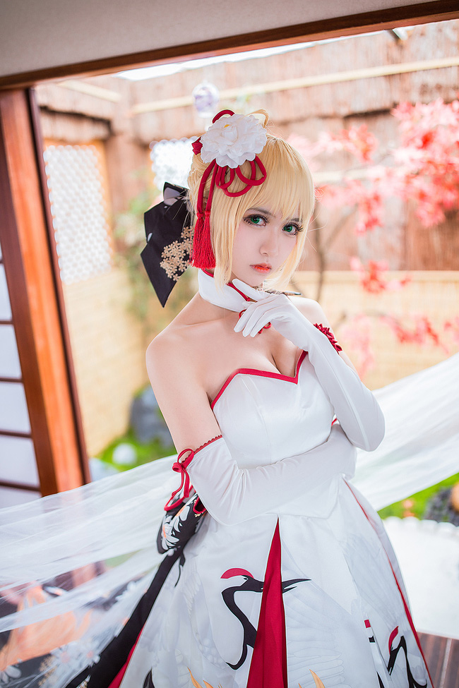 Cosplay《Fate》saber-月刊特典阿尔托利亚·潘德拉贡 cn鳗鱼霏儿