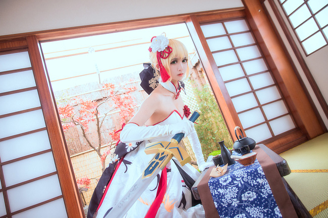 Cosplay《Fate》saber-月刊特典阿尔托利亚·潘德拉贡 cn鳗鱼霏儿