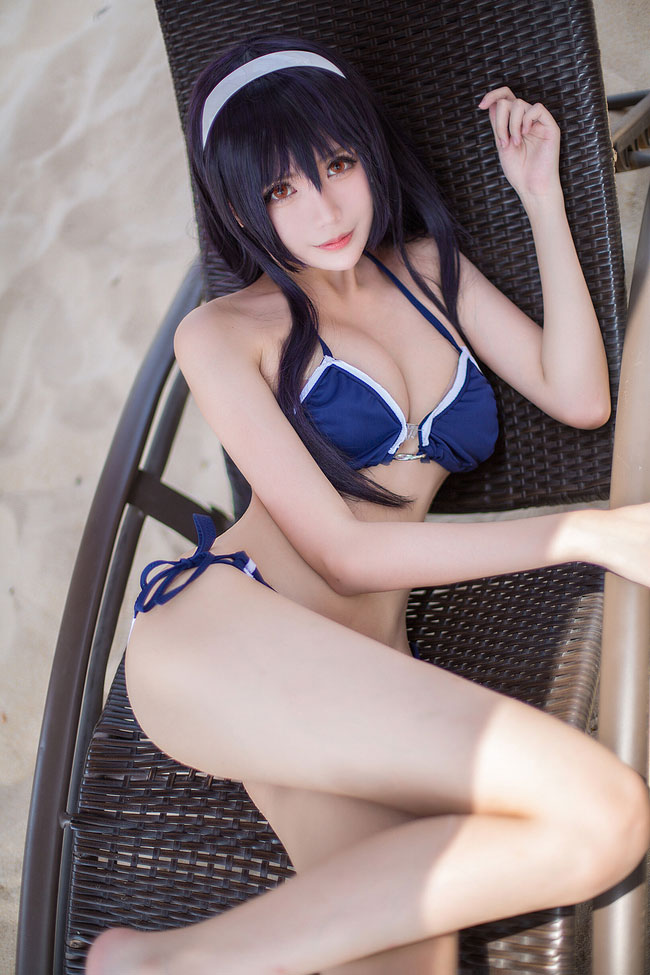 《路人女主的养成方法》 夏日泳装COS