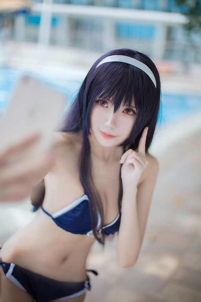 《路人女主的养成方法》 夏日泳装COS