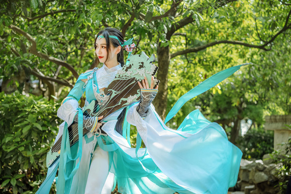 [cosplay]剑侠情缘网络版叁雪河琴娘长歌门cos