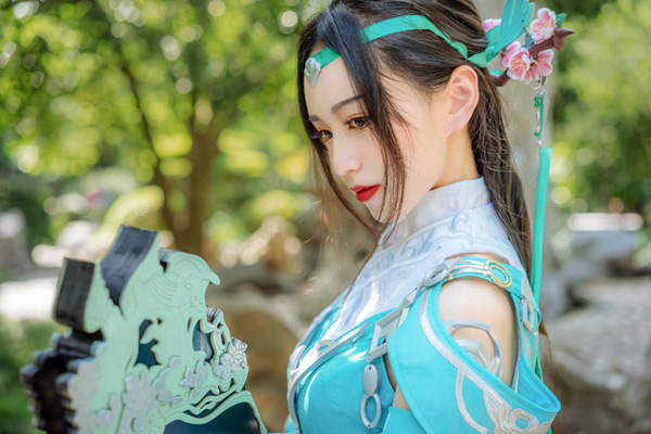 [cosplay]剑侠情缘网络版叁雪河琴娘长歌门cos
