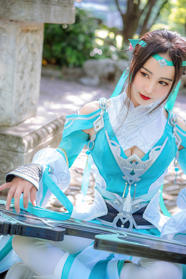 [cosplay]剑侠情缘网络版叁雪河琴娘长歌门cos