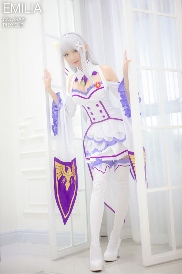 cosplay《Re:从零开始的异世界生活》爱蜜莉雅 碳E.M.T 浅浅ASAKI