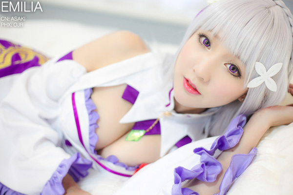 cosplay《Re:从零开始的异世界生活》爱蜜莉雅 碳E.M.T 浅浅ASAKI