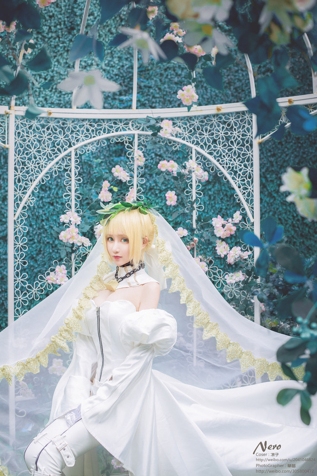 《Fate/Grand Order》尼禄花嫁 (FGO尼禄花嫁cosplay)
