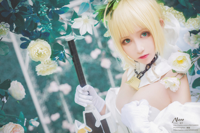 《Fate/Grand Order》尼禄花嫁 (FGO尼禄花嫁cosplay)
