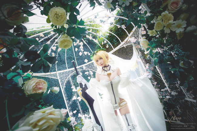 《Fate/Grand Order》尼禄花嫁 (FGO尼禄花嫁cosplay)