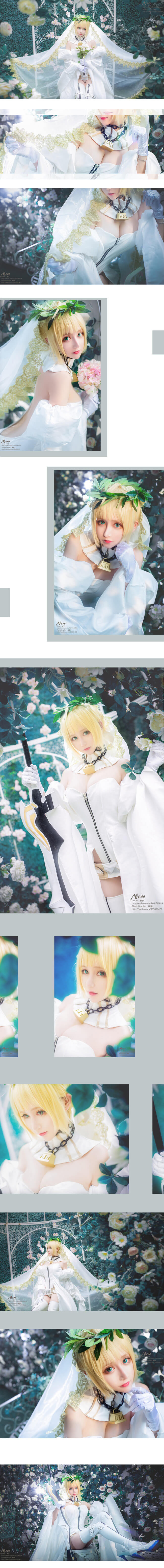 《Fate/Grand Order》尼禄花嫁 (FGO尼禄花嫁cosplay)