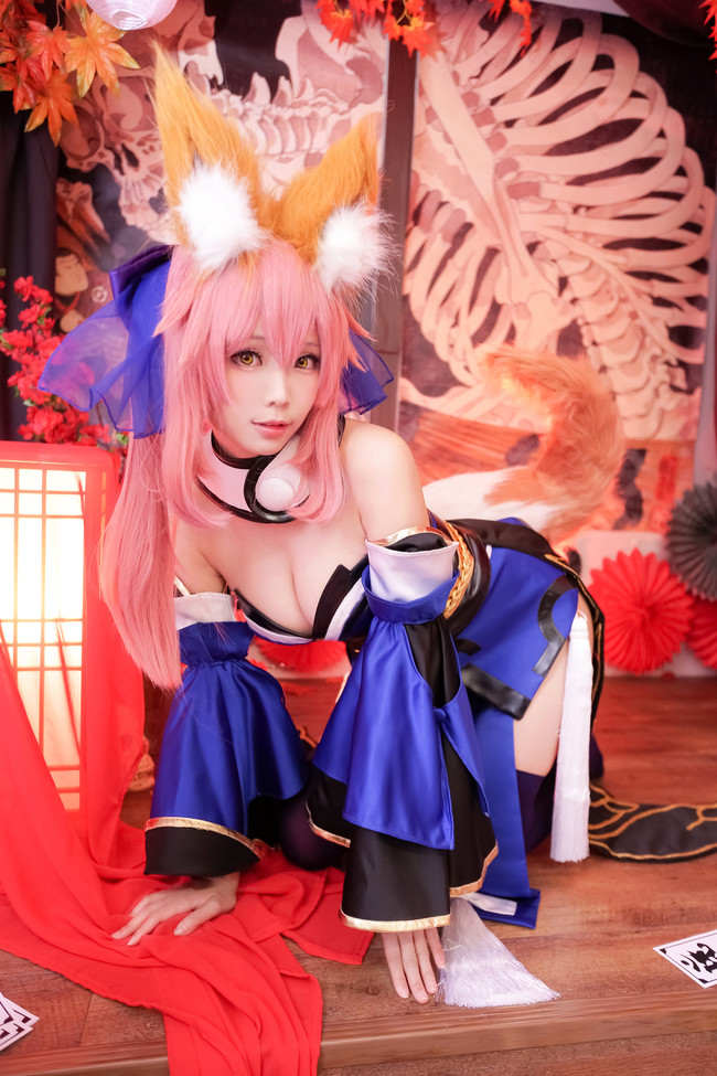 fgo玉藻前cos(Tamamoe-玉藻前正裝cos)