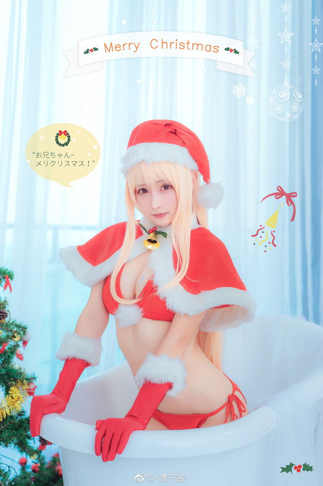 干物妹小埋圣诞cos(土间埋圣诞贺图Cosplay) 干物妹小埋圣诞cos(土间埋圣诞贺图Cosplay)
