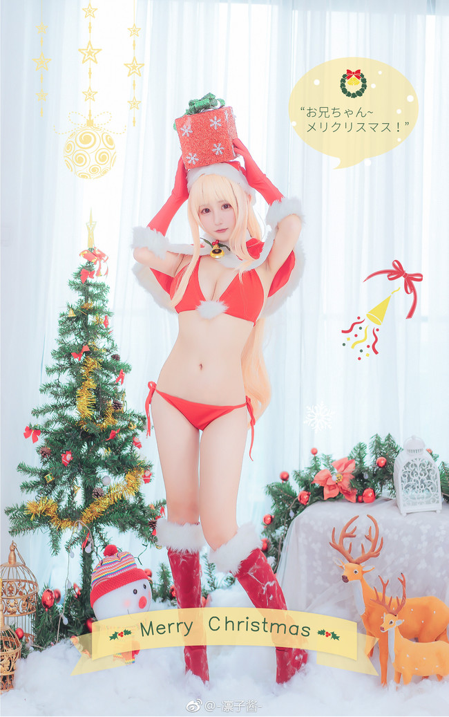 干物妹小埋圣诞cos(土间埋圣诞贺图Cosplay) 干物妹小埋圣诞cos(土间埋圣诞贺图Cosplay)