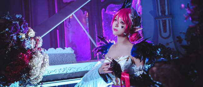 王者荣耀小乔天鹅之梦cos（王者荣耀小乔cosplay）