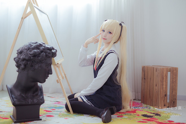《路人女主》泽村·史宾瑟·英梨梨cos(英梨梨制服cosplay) 《路人女主》泽村·史宾瑟·英梨梨cos(英梨梨制服cosplay)