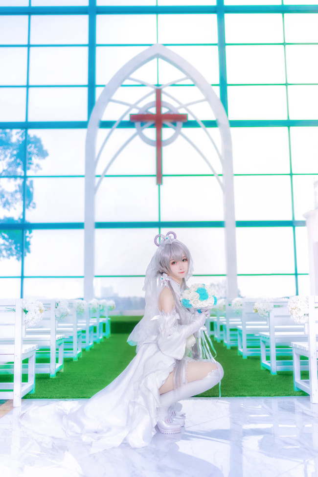 《VOCALOID》随心所欲花嫁洛天依cos(洛天依白色花嫁cos) 《VOCALOID》随心所欲花嫁洛天依cos(洛天依白色花嫁cos)