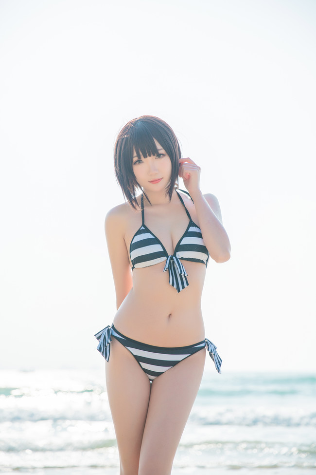 《路人女主的养成方法》 加藤惠cosplay(加藤惠泳装cos CN瓜希)