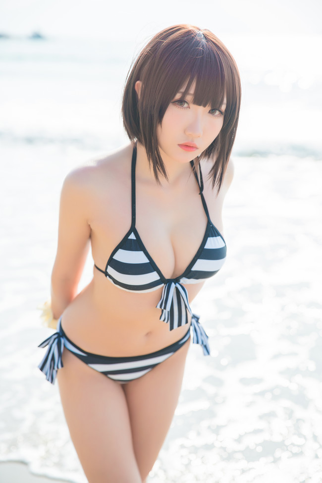 《路人女主的养成方法》 加藤惠cosplay(加藤惠泳装cos CN瓜希)