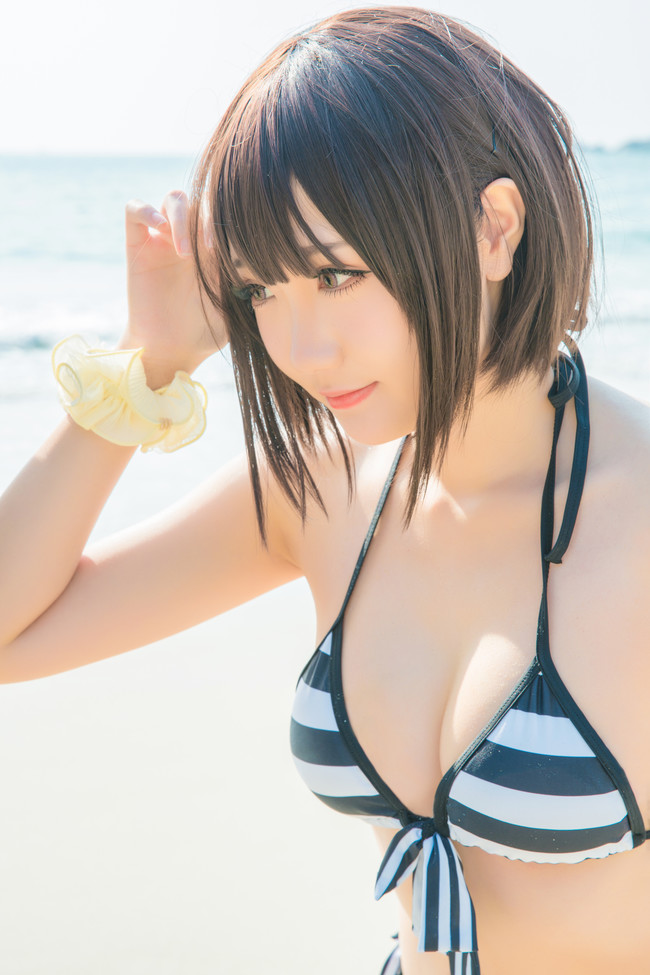 《路人女主的养成方法》 加藤惠cosplay(加藤惠泳装cos CN瓜希)