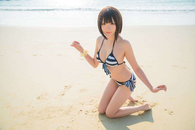《路人女主的养成方法》 加藤惠cosplay(加藤惠泳装cos CN瓜希)