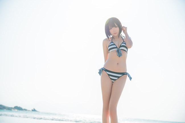 《路人女主的养成方法》 加藤惠cosplay(加藤惠泳装cos CN瓜希)