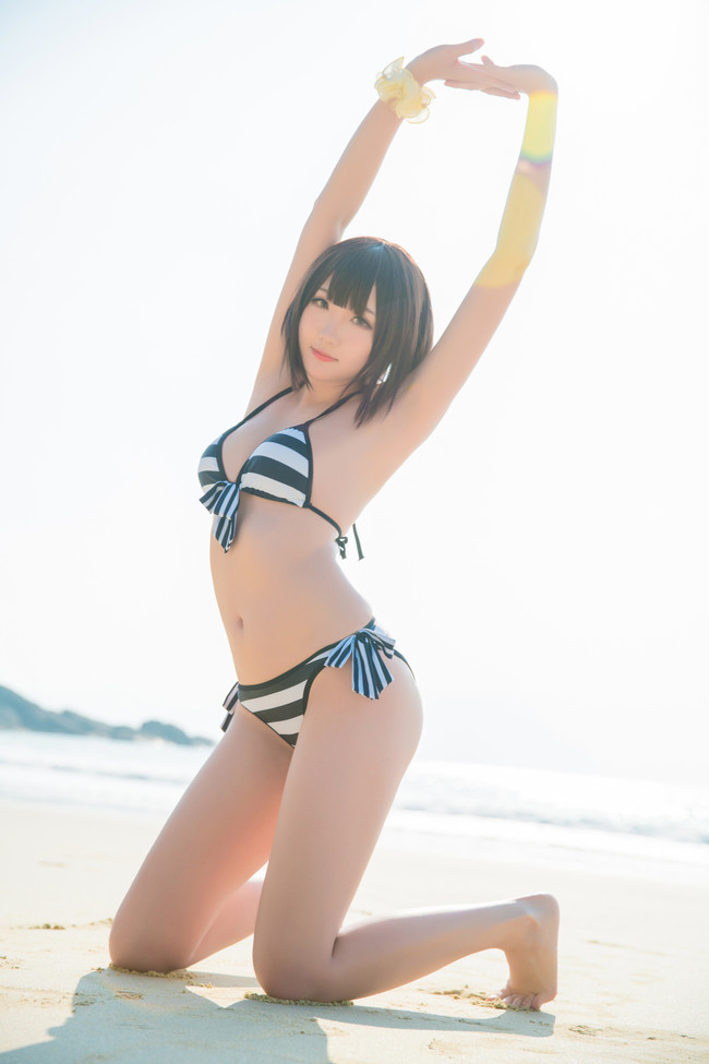 《路人女主的养成方法》 加藤惠cosplay(加藤惠泳装cos CN瓜希)