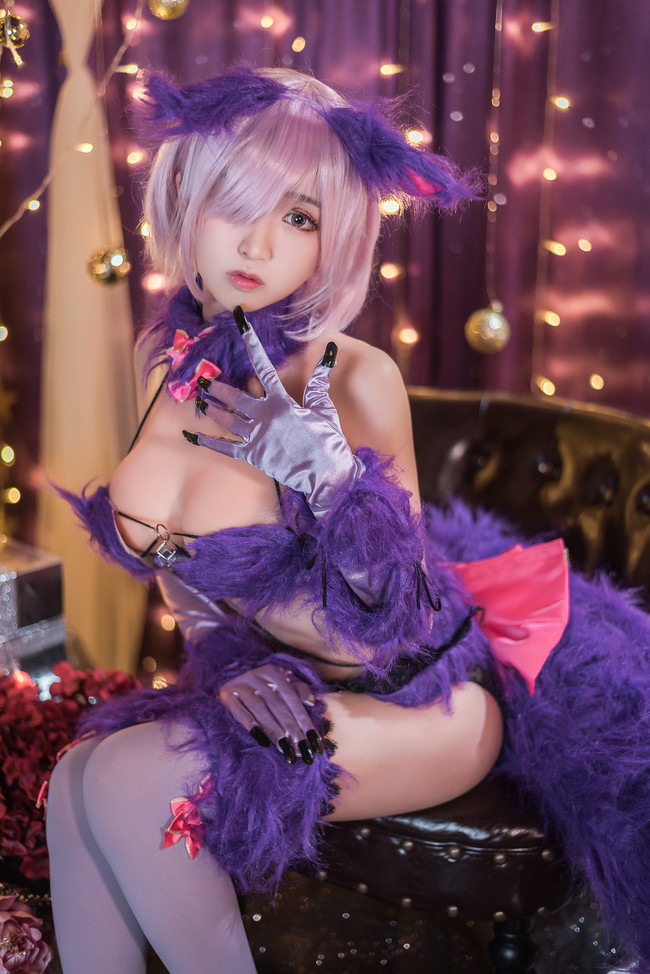fgo玛修万圣节礼装cos（fgo马修万圣节cosplay）
