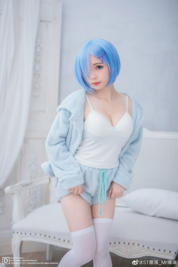 二次元cos丨从零开始 雷姆睡衣cosplay
