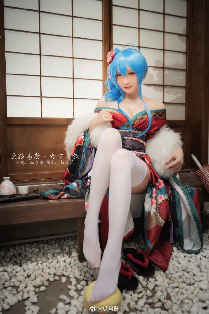 碧蓝航线圣路易斯雪下之饮cos(碧蓝航线圣路易斯cosplay)