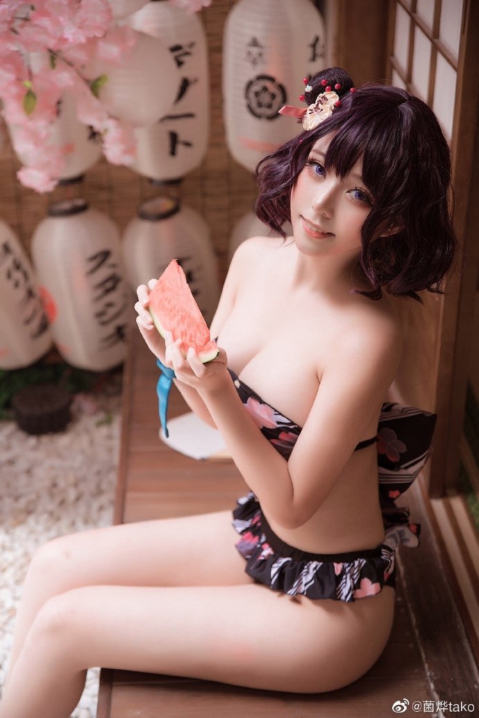 Fate/GrandOrder葛饰北斋泳装cos (fgo葛饰北斋礼装泳装cosplay) Fate/GrandOrder葛饰北斋泳装cos (fgo葛饰北斋礼装泳装cosplay)