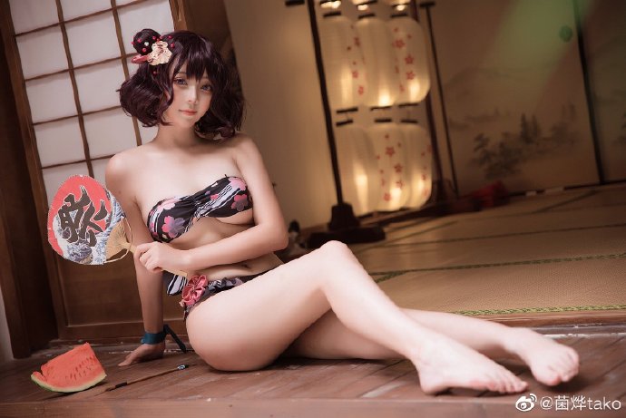 Fate/GrandOrder葛饰北斋泳装cos (fgo葛饰北斋礼装泳装cosplay) Fate/GrandOrder葛饰北斋泳装cos (fgo葛饰北斋礼装泳装cosplay)