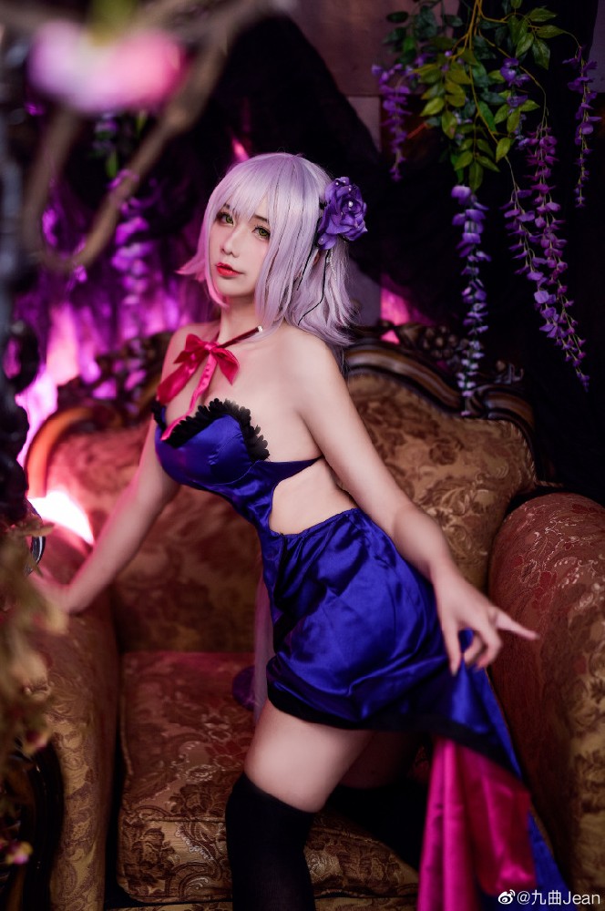 Fate/Grand Order黑贞德cos(黑贞德礼服cosplay)