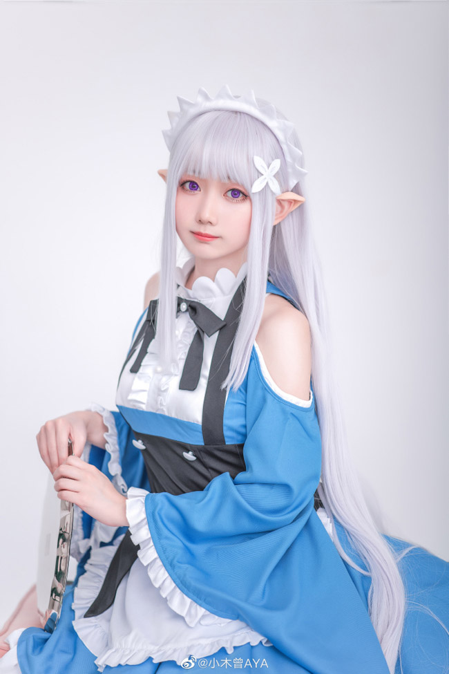 从零开始爱蜜莉雅女仆cos(爱蜜莉雅cosplay CN小木曾)