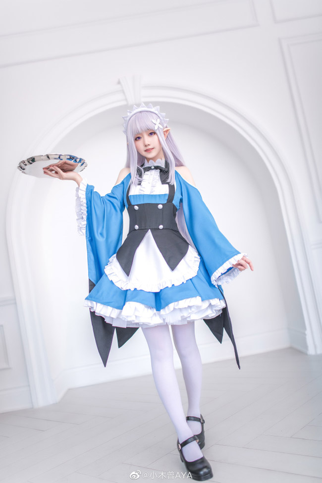 从零开始爱蜜莉雅女仆cos(爱蜜莉雅cosplay CN小木曾)